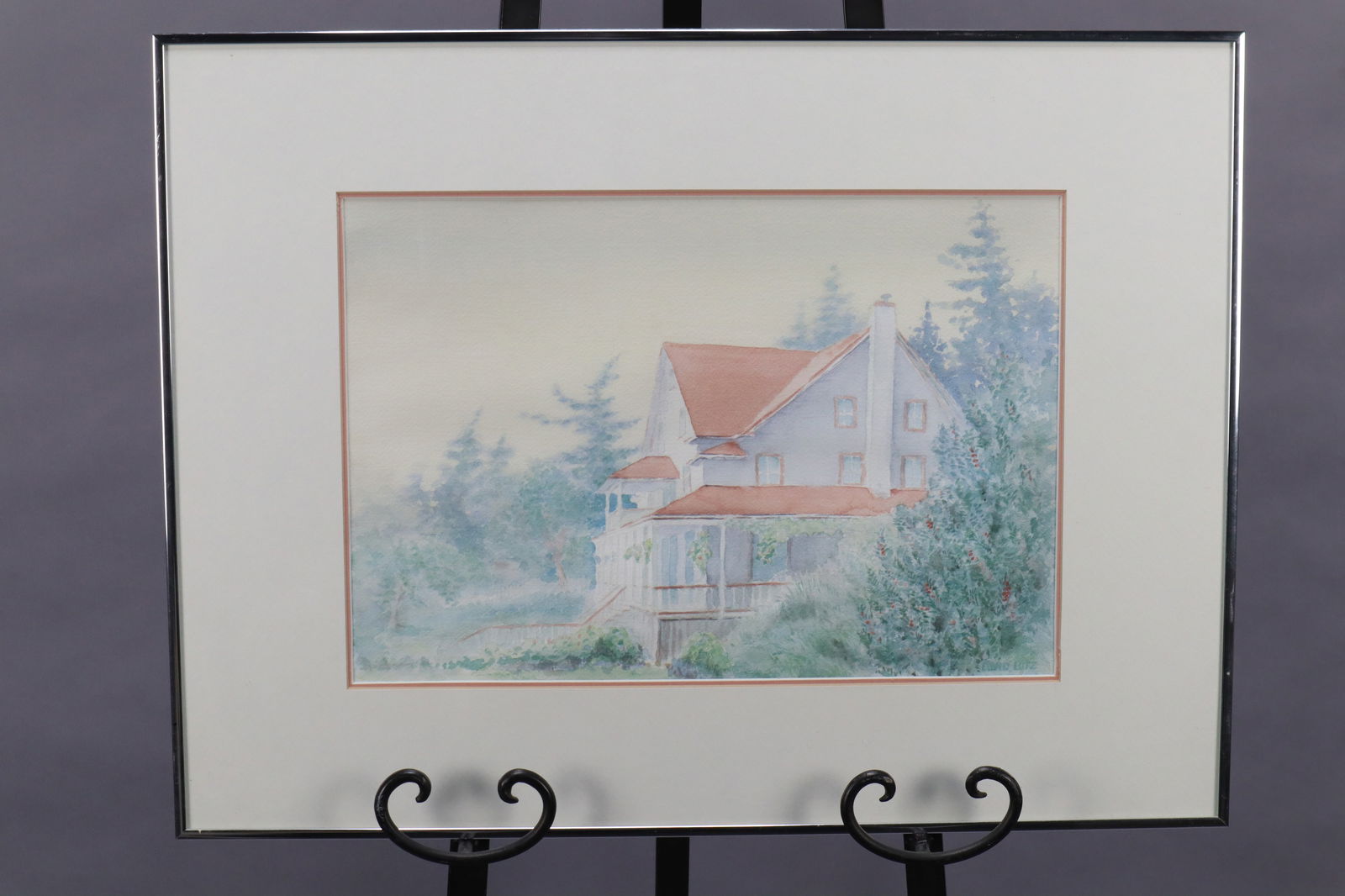 ORCAS HOTEL, ORIGINAL PAINTING BY