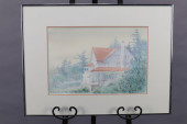 ORCAS HOTEL, ORIGINAL PAINTING