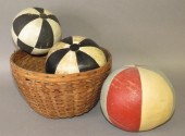 ORCHARD BASKET & 3 STUFFED CAR