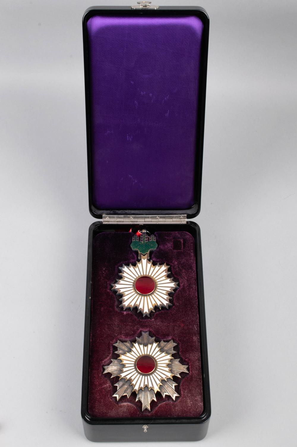 ORDER OF THE RISING SUN MEDAL AND