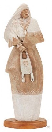 ORELAND JOE ALABASTER SCULPTUR