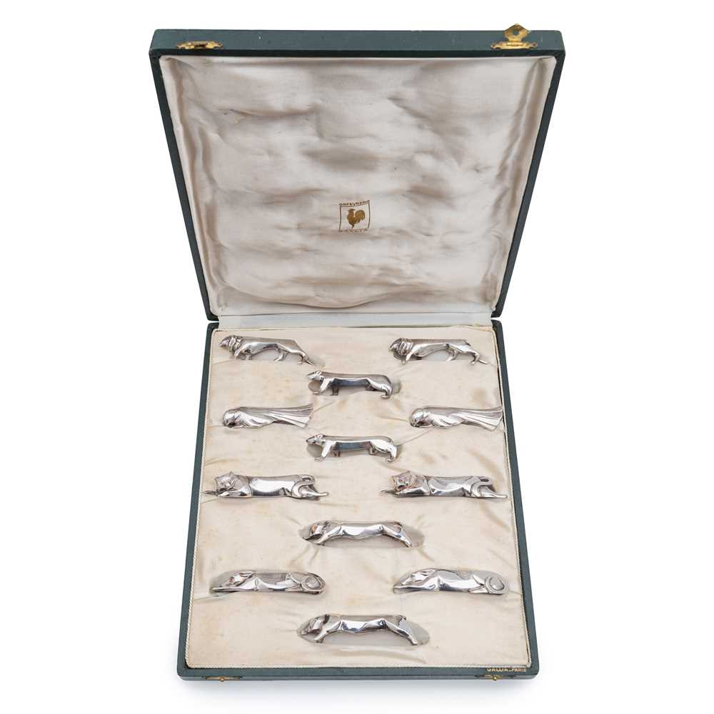 ‡ ORFÈVRERIE GALLIA BOXED SET OF