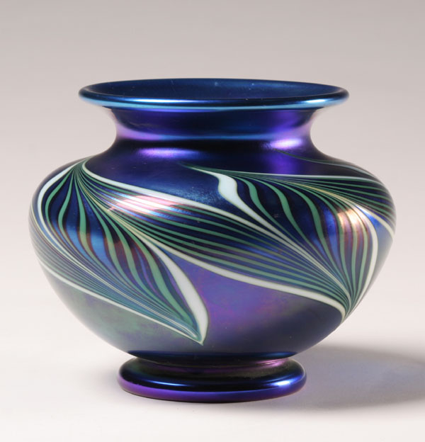Orient and Flume art glass vase