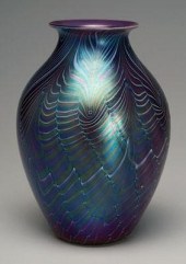 Orient & Flume art glass vase,