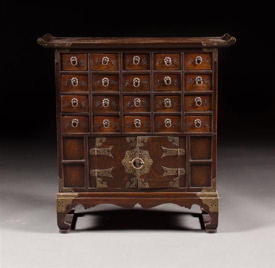 Oriental apothecary cabinet