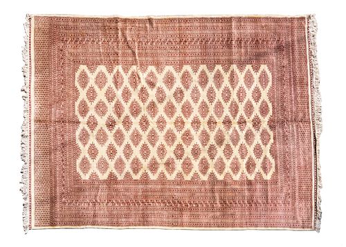 ORIENTAL BOKHARA SEMI ANTIQUE RED