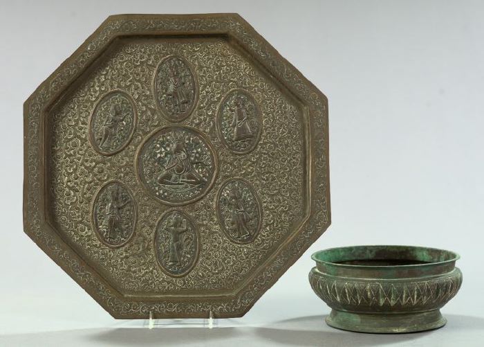 Oriental Bowl and Tray,  the