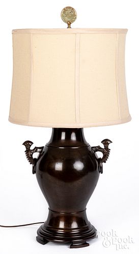 ORIENTAL BRONZE TABLE