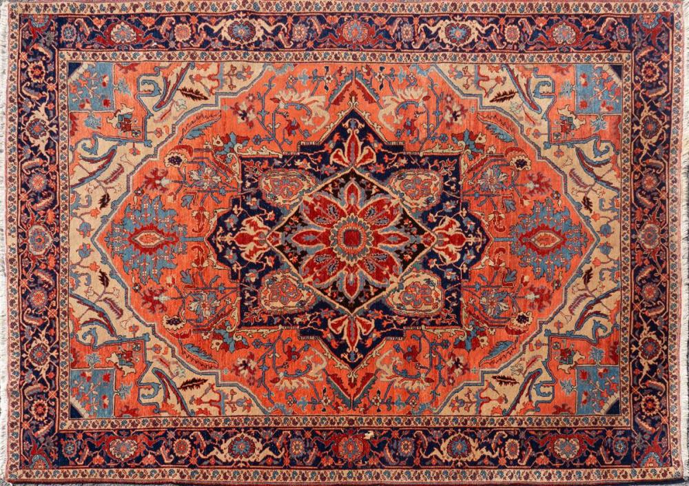 ORIENTAL CENTER-MEDALLION WOOL