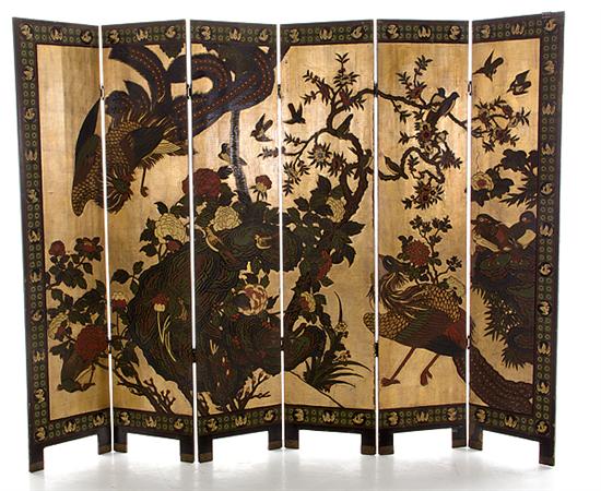 Oriental coromandel folding