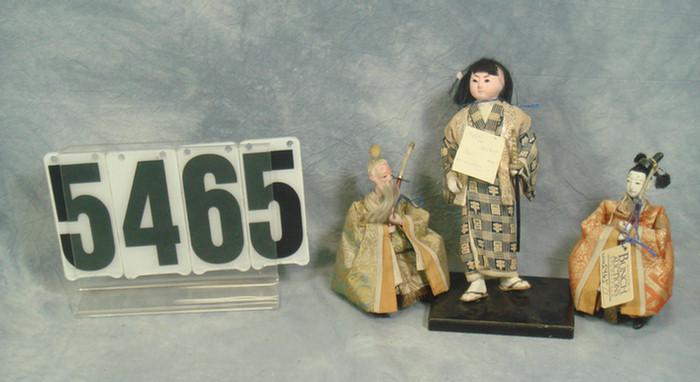 Oriental Dolls lot,  Samurai