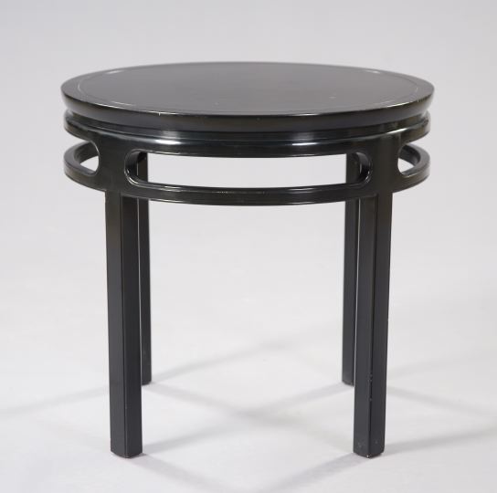 Oriental Ebonized Circular Side