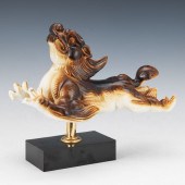 ORIENTAL GLAZED CERAMIC FLYING