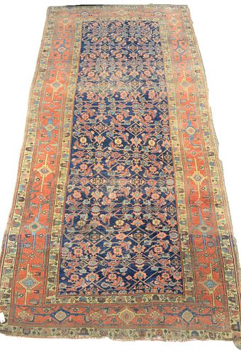 ORIENTAL HALL RUNNER (WITH WEAR)