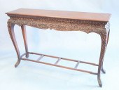 ORIENTAL HALL TABLE, HEAVY CAR