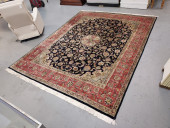 ORIENTAL HAND KNOTTED SILK RUG