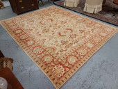 ORIENTAL HAND KNOTTED WOOL RUG