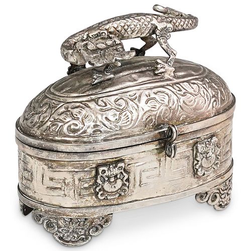 ORIENTAL MIXED METAL DRAGON TRINKET
