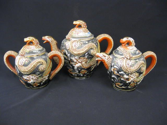 Oriental Porcelain Dragonware Tea