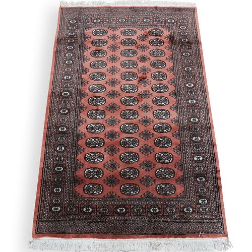 ORIENTAL RED SILK RUGDESCRIPTION: