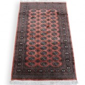 ORIENTAL RED SILK RUGDESCRIPTI