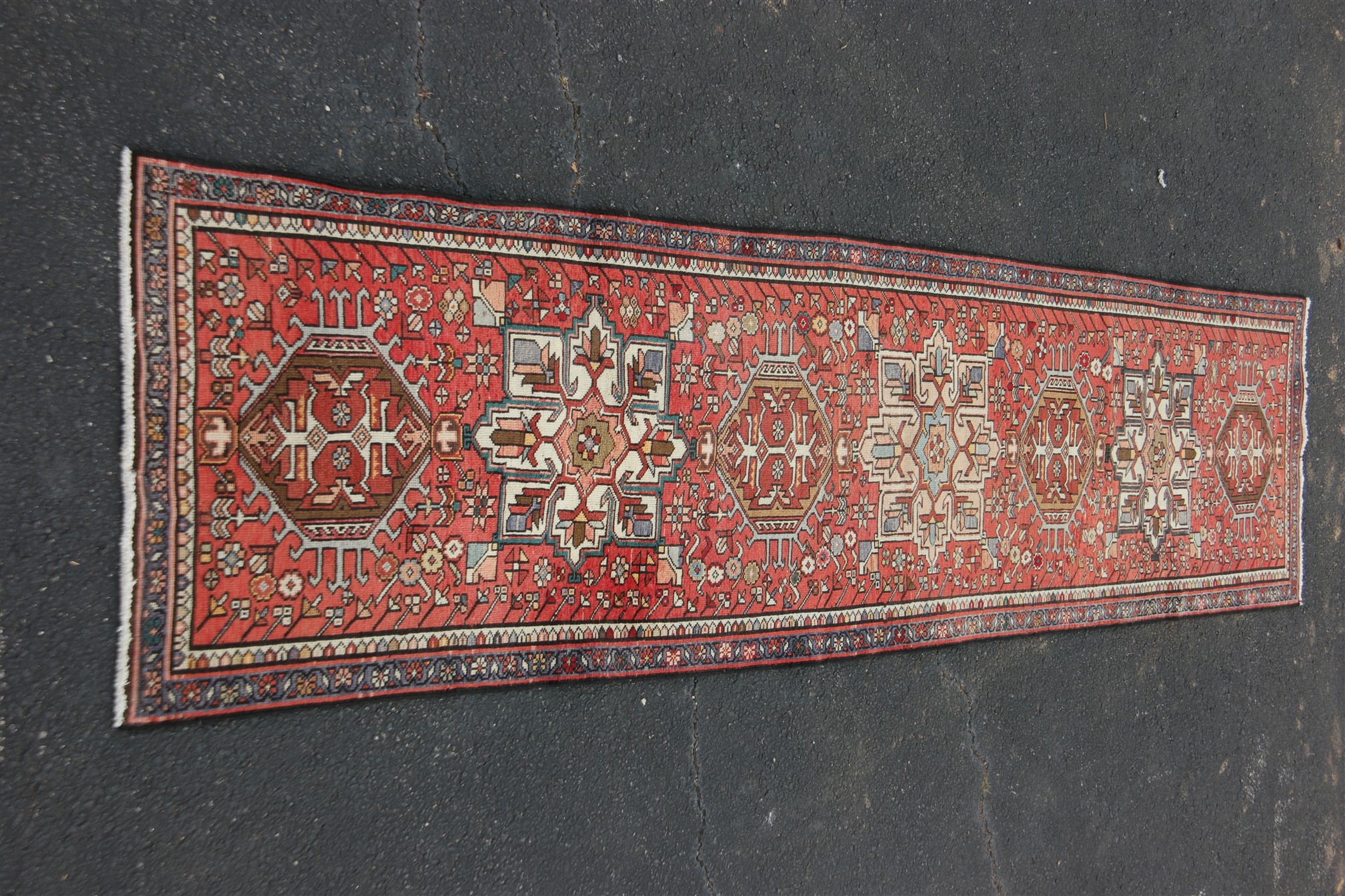ORIENTAL RUG 3' X 12'5" KARAJEH