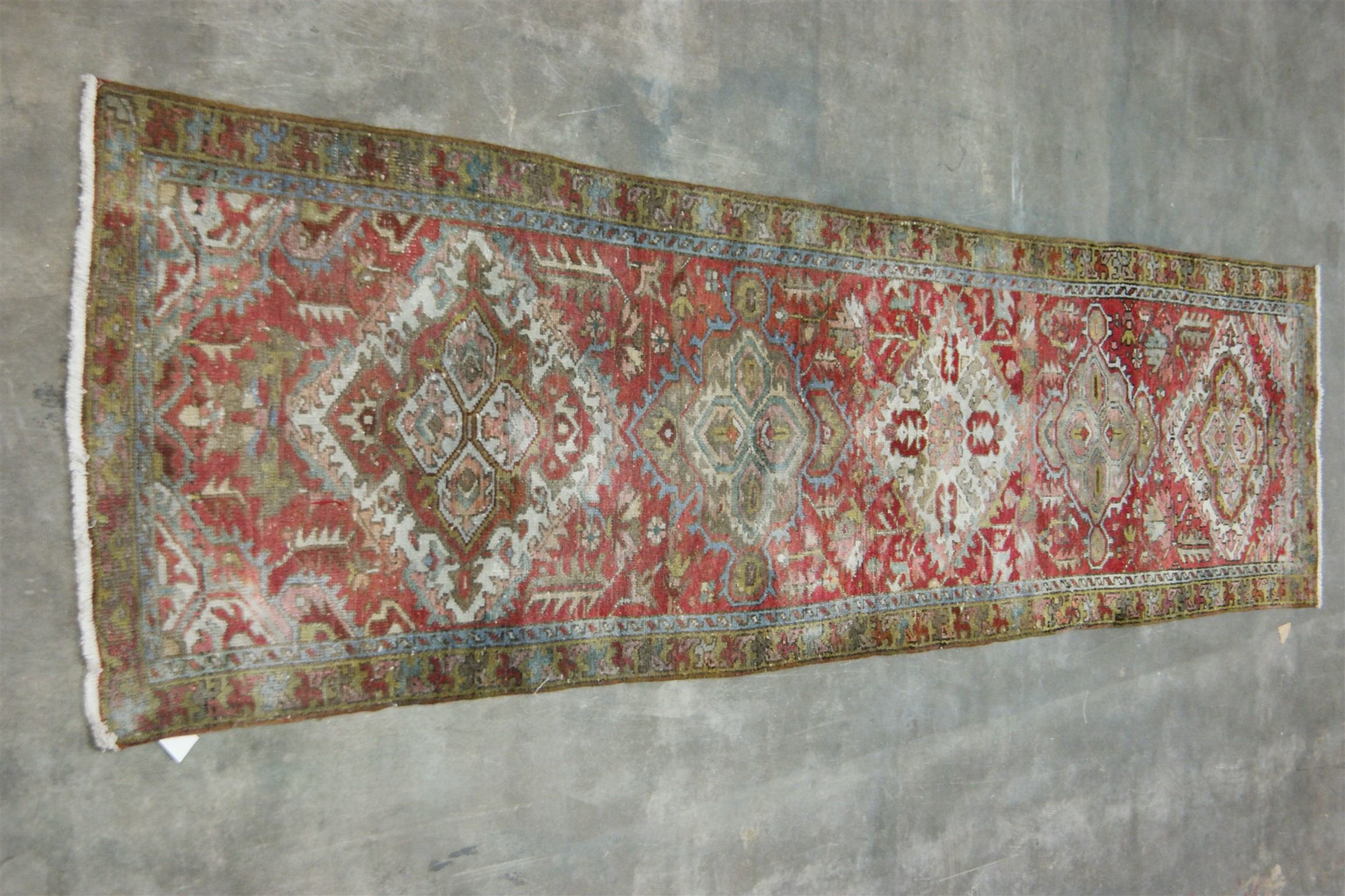 ORIENTAL RUG  3'2" X 12'6" 