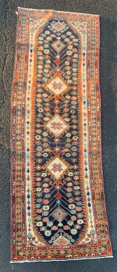 ORIENTAL RUG 3'3" X 10' HAMEDA