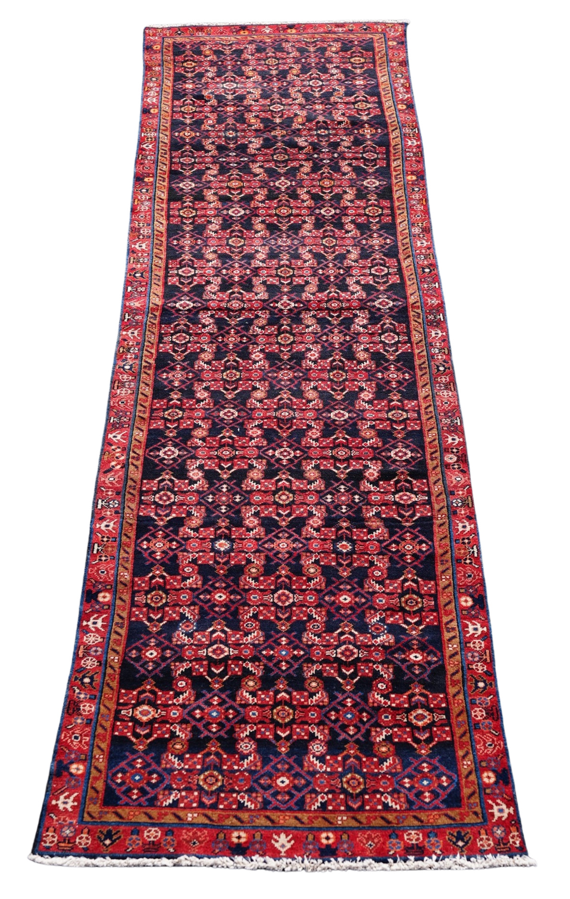 ORIENTAL RUG 3'3" X 12'8" MALAYER