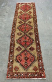 ORIENTAL RUG 3'3" X 13' KURDIS