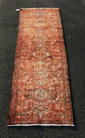 ORIENTAL RUG 3'4" X 10' KARAJE