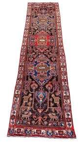 ORIENTAL RUG 3'4" X 15'7" NAVA