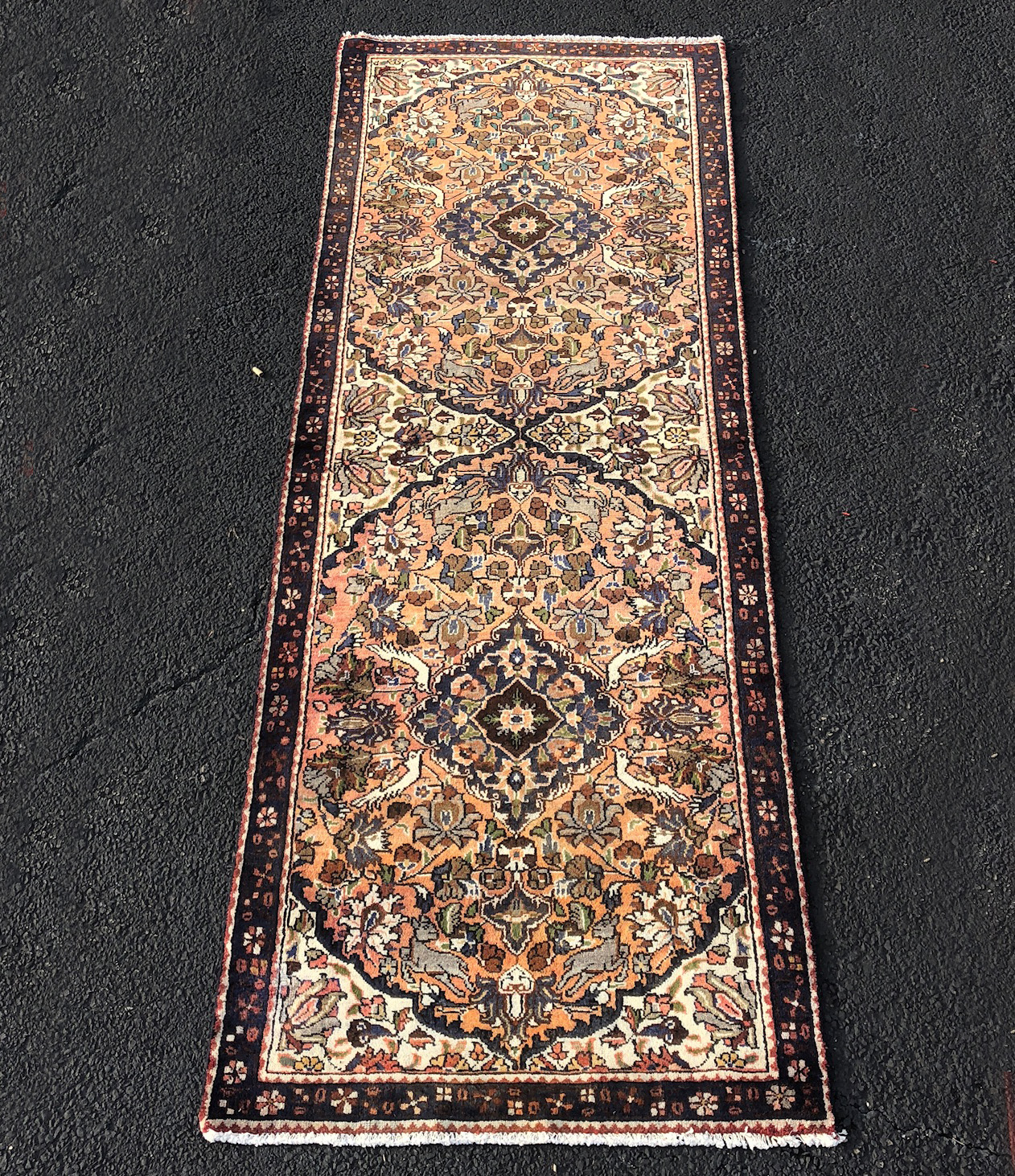 ORIENTAL RUG 3'6" X 9'8" HAMEDAN