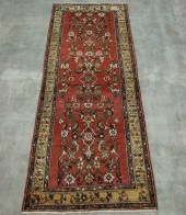 ORIENTAL RUG  3'6" X 9'9" HAME