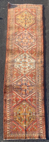 ORIENTAL RUG 3'7" X 14' SARAB