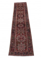 ORIENTAL RUG 3'8" X 14' KARAJE