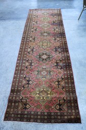 ORIENTAL RUG 3'9" X 13'3"KARAJ