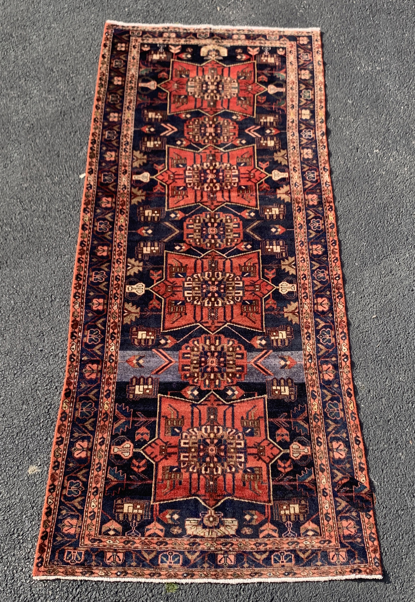 ORIENTAL RUG 4'1" X 10' MALAYER