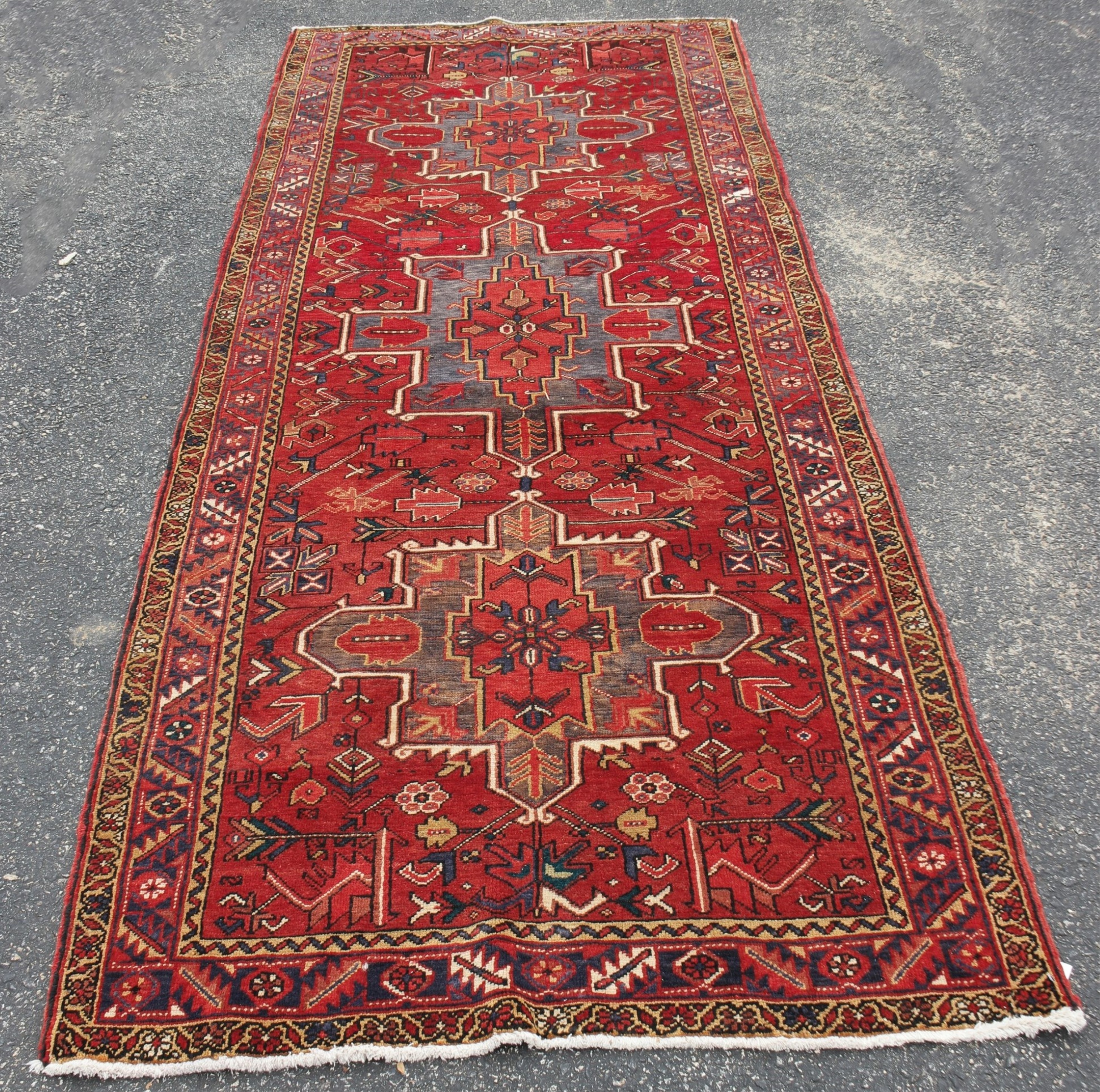 ORIENTAL RUG 4'1" X 10'8" HERIZ