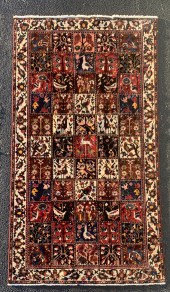 ORIENTAL RUG 5'4" X 10' BAKHTI