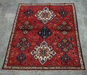 ORIENTAL RUG  5'5" X 7' AFSHAR