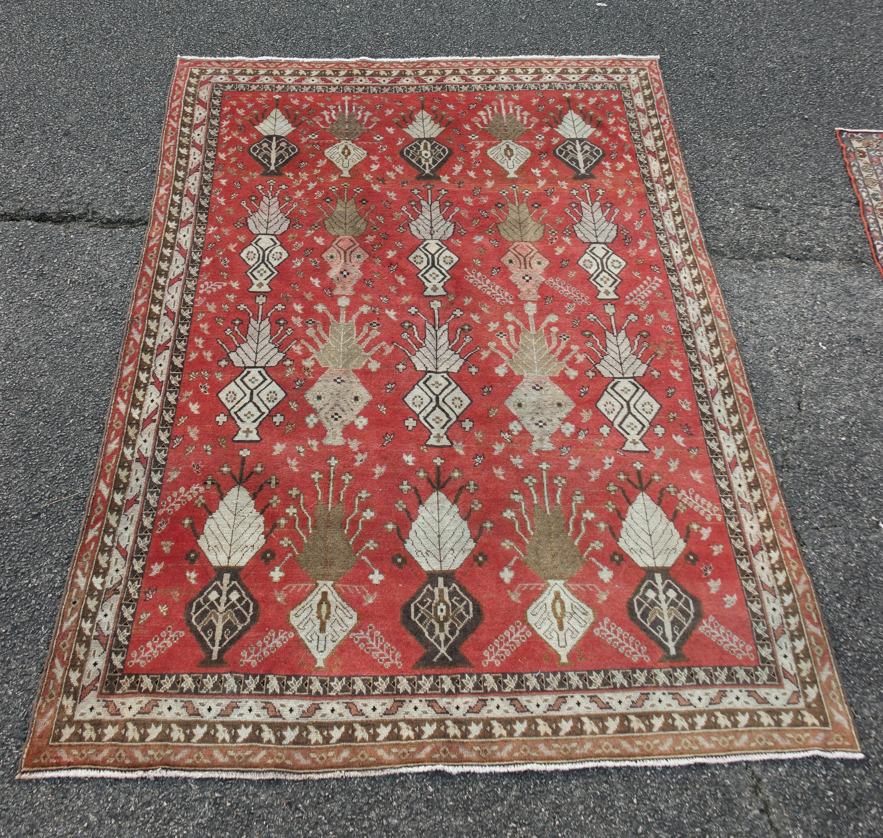 ORIENTAL RUG 6'4" X 9'2" KURDISH