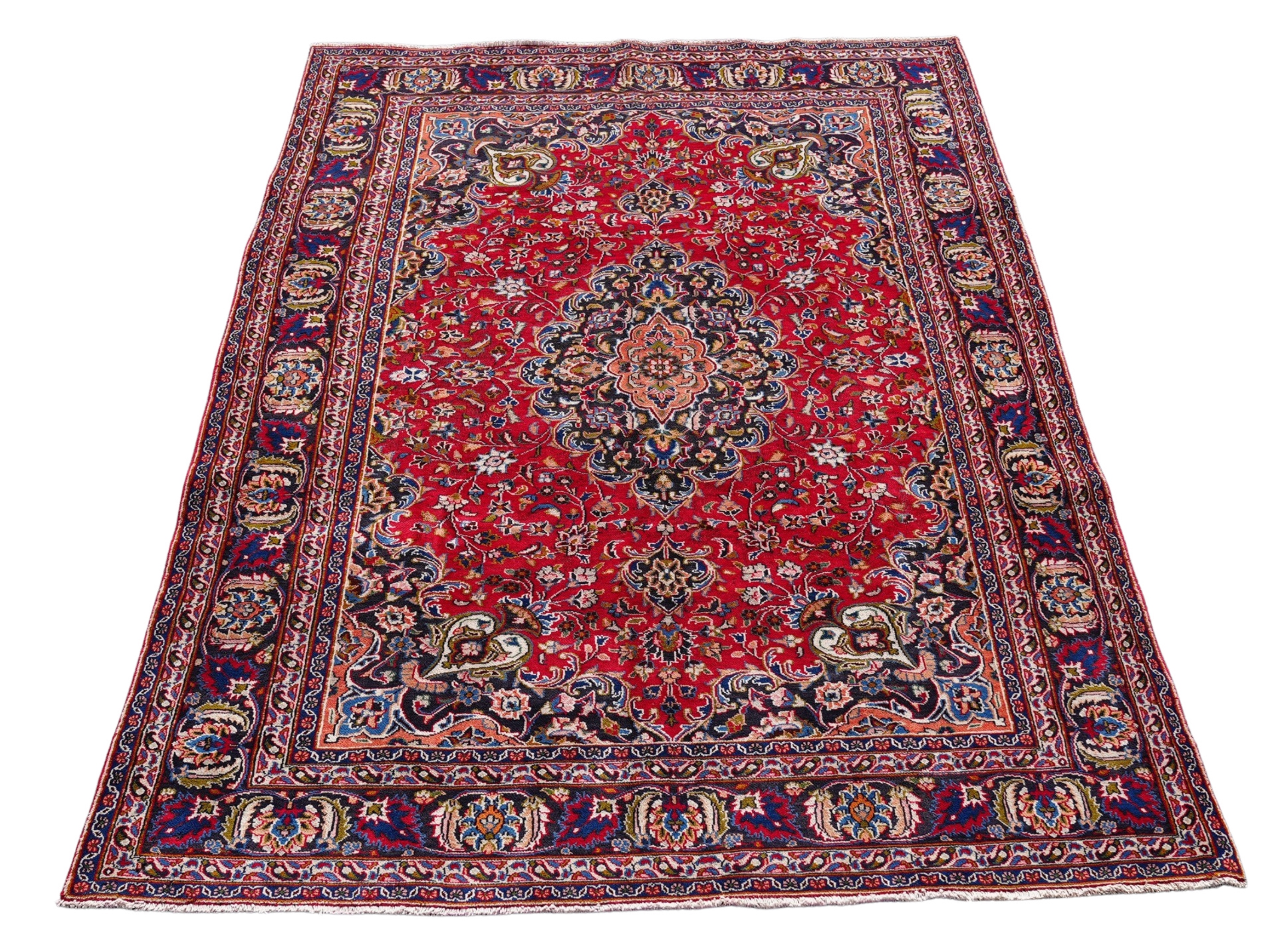 ORIENTAL RUG 6'5" X 9'5" MASHAD