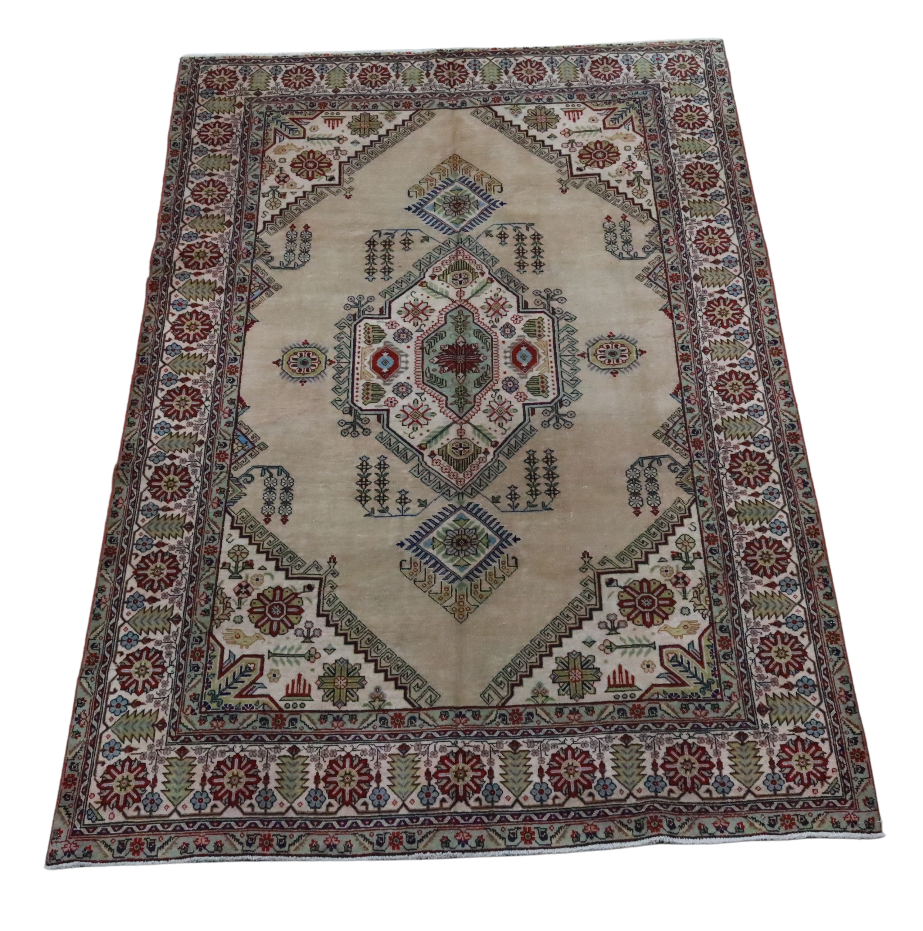 ORIENTAL RUG 7' X 10'4" TABRIZ