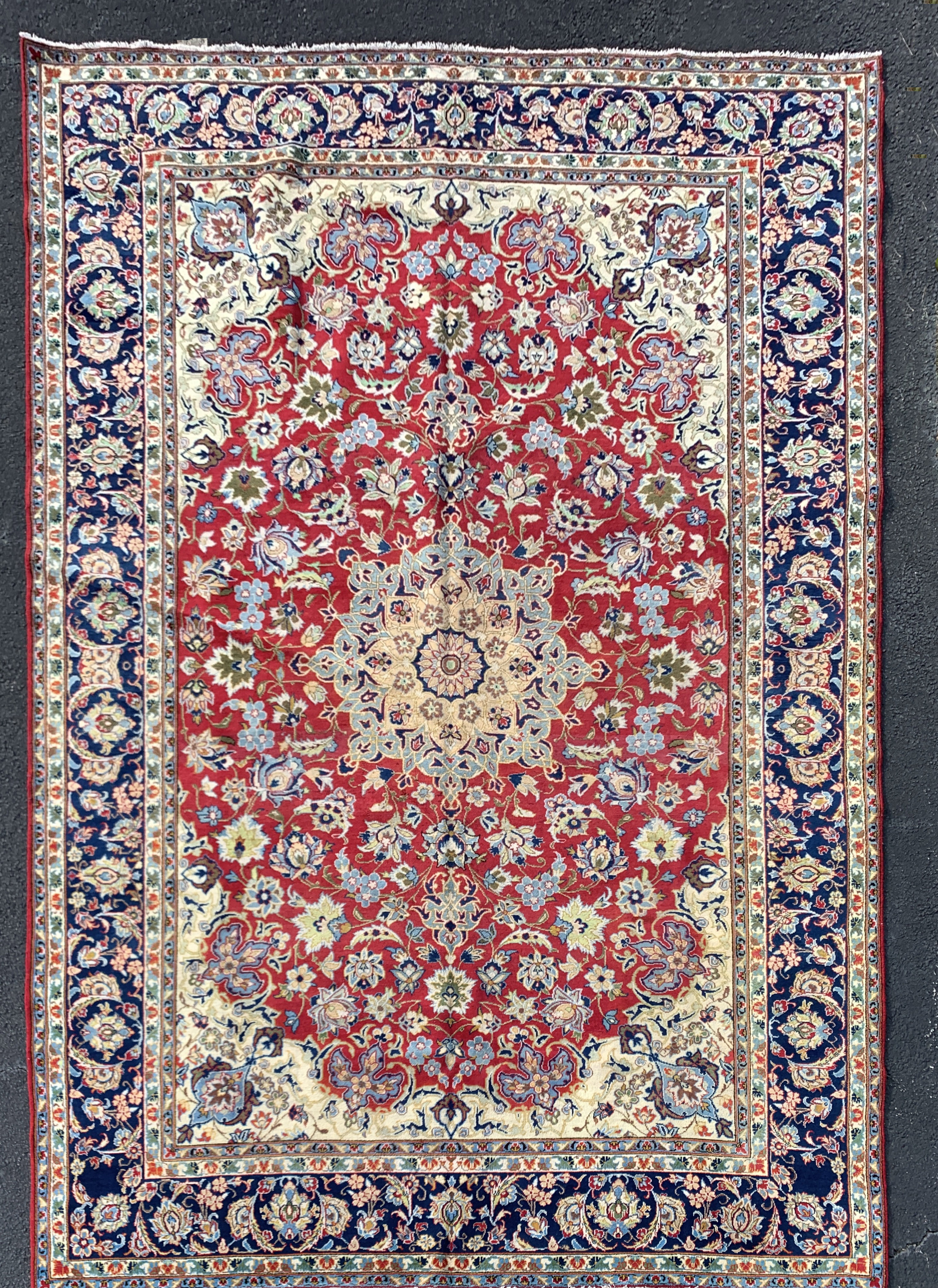 ORIENTAL RUG 9'6" X 13'8" ISFAHAN