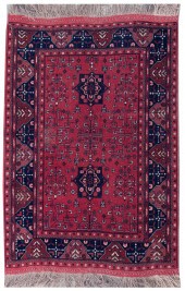 ORIENTAL RUG: AFGHANI 3'6" X 5