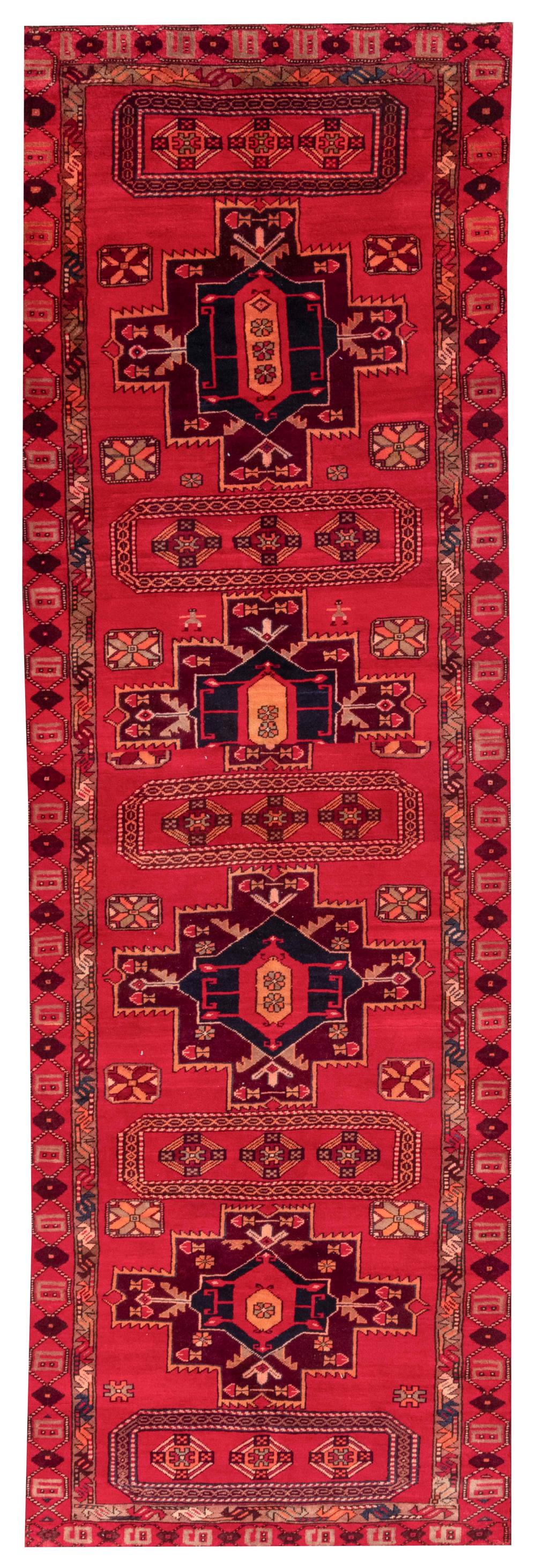 ORIENTAL RUG: AZERBYJANI KAZAK 3'7"