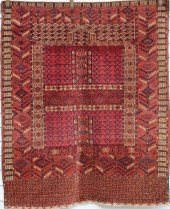 ORIENTAL RUG: BOKHARA PRAYER3'