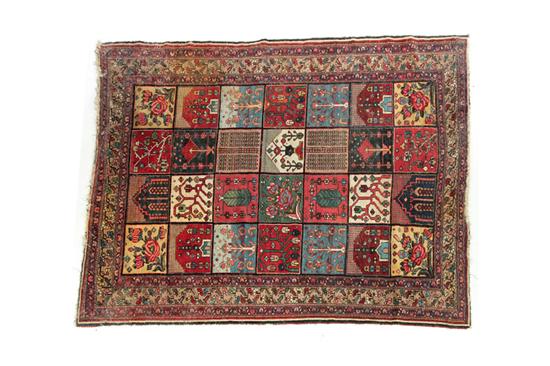 ORIENTAL RUG.  Ca. 1930. Garden
