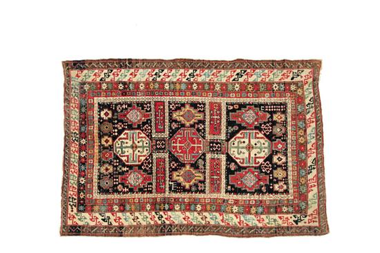 ORIENTAL RUG.  Ca.1870.